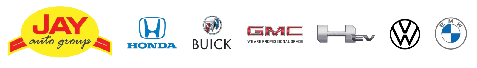 Jay Auto Group, Honda, Buick, GMC, Hummer EV, Volkswagen and BMW